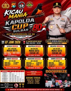 Siap-siap! 7 Juni 2026, Adu Kicau Kapolda CUP Hadir Meriahkan Hari Bhayangkara Ke-80