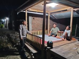 Kapolsek Keera Pimpin Patroli Biru, Antisipasi Gangguan Kamtibmas dan Kriminalitas